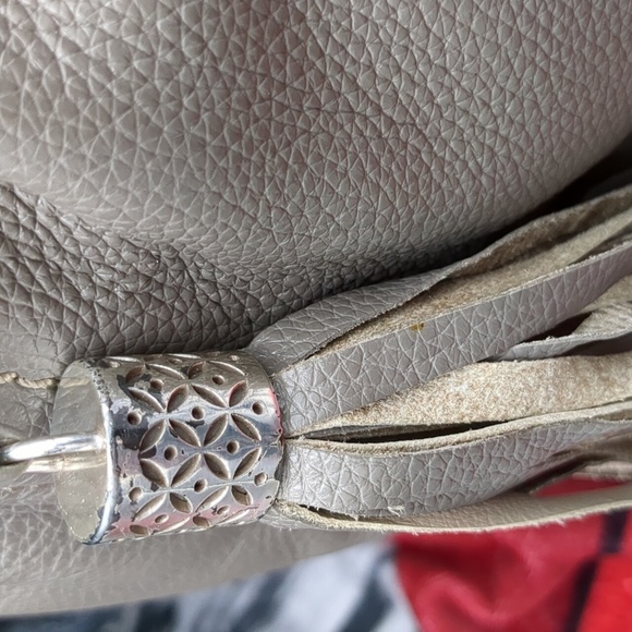 Brighton gray leather bag - Picture 6 of 16